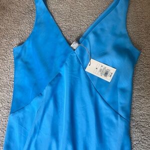 Vibrant Blue Sleeveless Dress